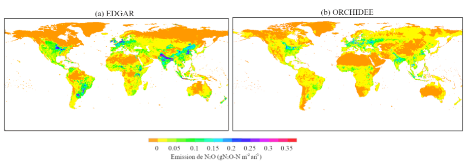 Nitrogen compound emissions from crops on a regional scale 